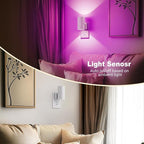 JandCase Color Night Light, LED Night Lights Plug into Wall, Color Changing - Image 3