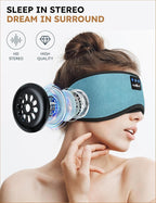MUSICOZY Sleep Headphones Bluetooth 5.4 Headband Sleeping Eye Mask - Image 4