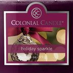 Colonial Candle Holiday Sparkle Scented Jar Candle, 2 Wick, 3.5 oz, Mottled Wax - Image 6