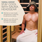 LifePro Wool Sauna Hat - Image 5