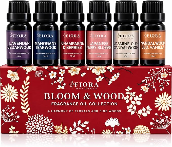Premium Fragrance Oil Set – Highly Concentrated Scented Oils by FioraNaturals