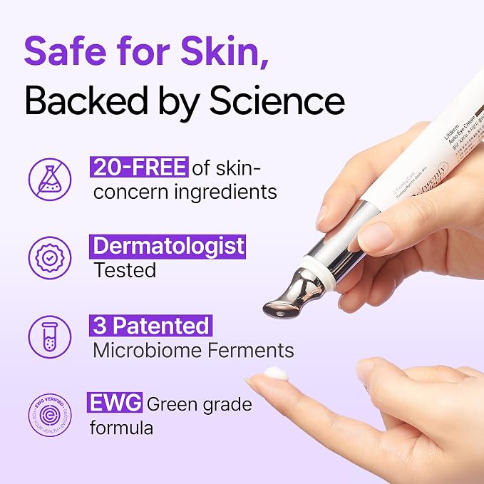Lifderm Eye Cream with Collagen & Vibrating Device - Image 8
