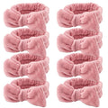 Ondder Spa Headband for Washing Face 8 Pack Dark Pink Skincare Headbands for by Ondder