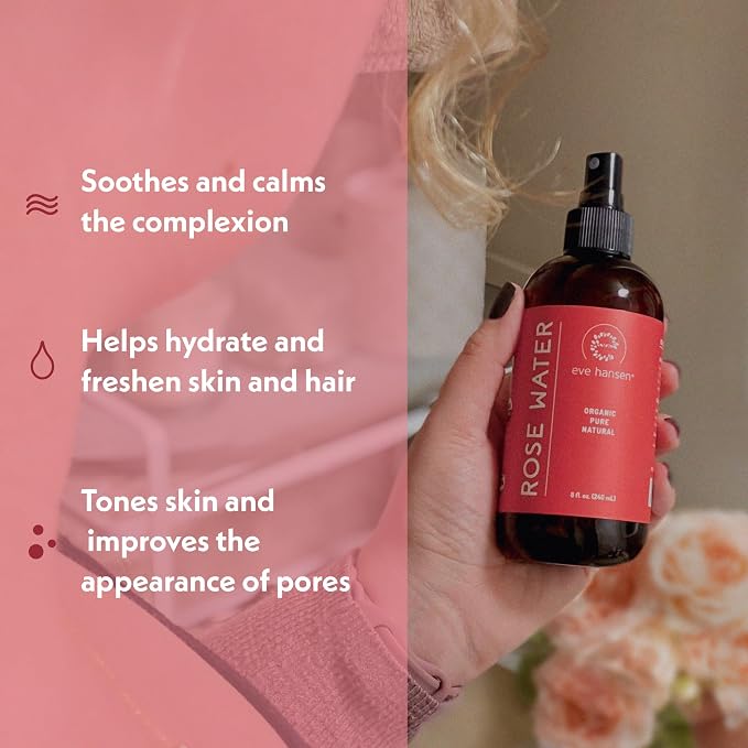 Eve Hansen Organic Rose Water Spray - Image 2