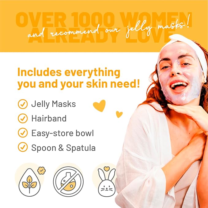 BRÜUN Jelly Mask Jar Calendula Peel-Off Face Care Rubber Mask | 23 fl oz Skin - Image 6