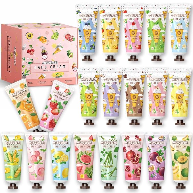 20 Pack Hand Cream Gift Set, Mothers Day Gifts, Moisturizing Hand Lotion Travel by Unknown