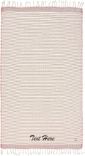 Personalized Embroidered Beach Towel | Throw Blanket, Easy Carry, Sand Free by LA%60HAMMAMFINELIVING