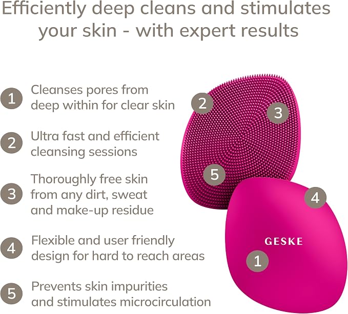 GESKE SmartAppGuided™ Facial Brush | 4 in 1 | Professional Facial Cleansing - Image 2