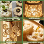 Natural Loofah Sponge for Soap Making, 20 Pack Organic Loofahs Slices Cuts Set - Image 4