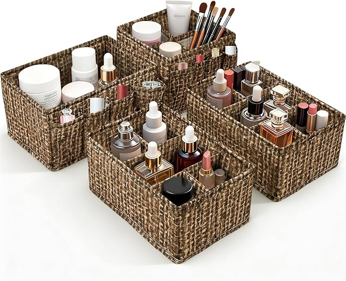 VERONLY Cosmetic Storage Bins Makeup Organizer, Adjustable Multifunction by VERONLY