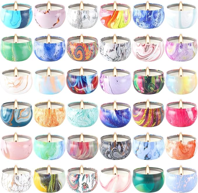 36 Packs Scented Candles Gift Set, Fragrances Candle - Image 8