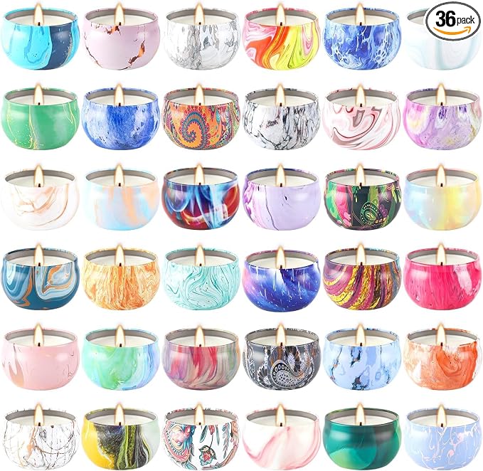 Howemon 36 Pack Scented Candles Set by Howemon