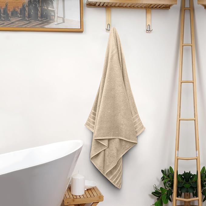Avalon Towels Bath Towels Set of 4, Size 30 x 60 Inches, Highly Soft and - Image 5