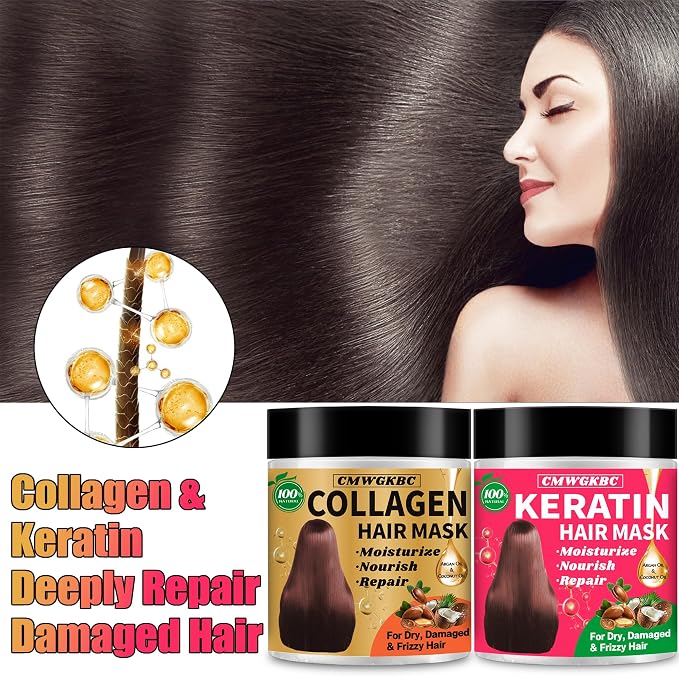 Collagen Hair Mask & Keratin Hair Mask - Image 5