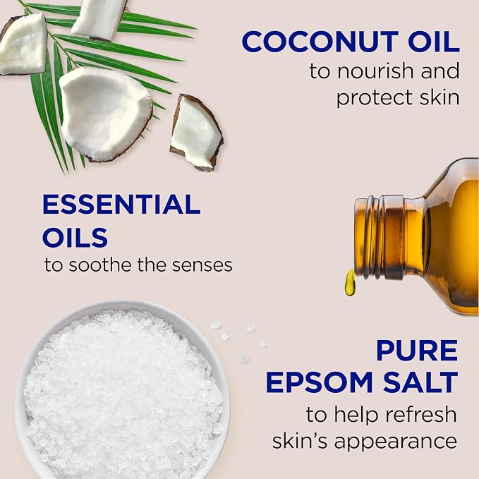Dr Teal's Foaming Bath with Pure Epsom Salt, Nourish & Protect with Coconut Oil - Image 2