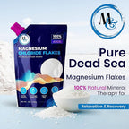 Dead Sea Magnesium Flakes Bath Salts | Premium Magnesium Supplement Bath Salts - Image 7