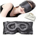 100% Mulberry Silk Sleep Mask for Women & Men – 22 Momme 6A Grade, 3D Contoured by Unknown