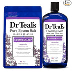 Dr. Teal's Epsom Salt Soaking Solution and Foaming Bath by DrTeals