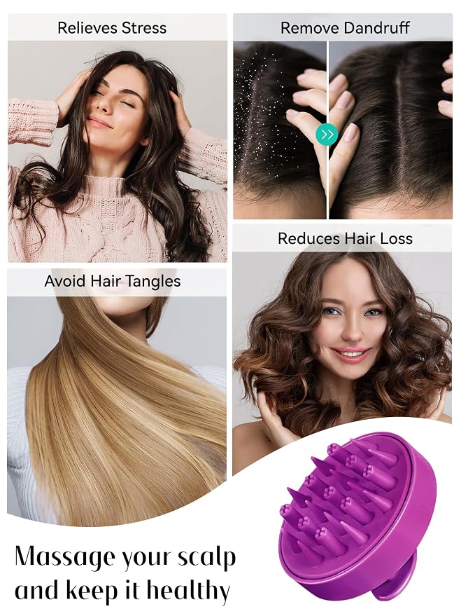 HEETA Hair Scalp Massager for Hair Growth, Shampoo Brush, Scalp Scrubber - Image 4