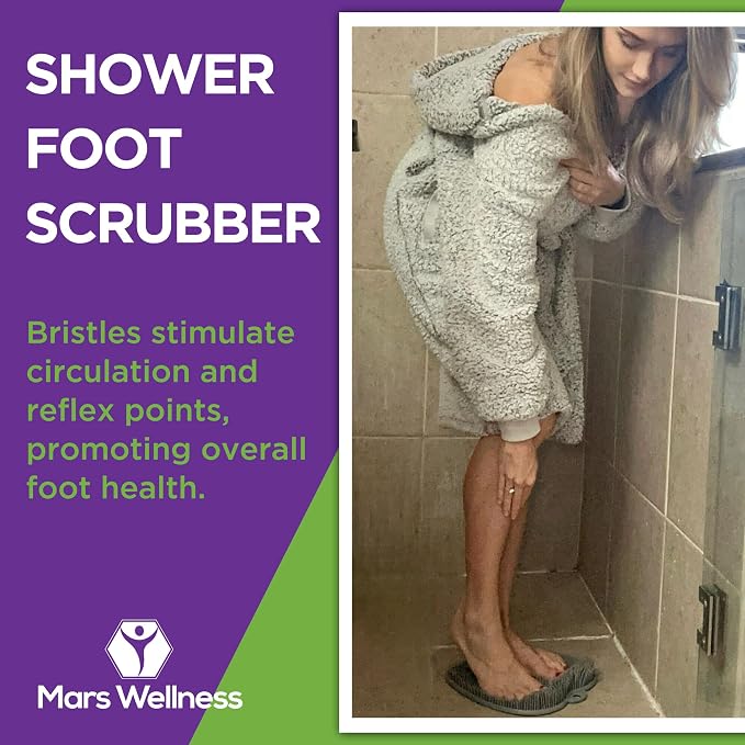 MARS WELLNESS Shower Foot Scrubber and Massager - Image 9