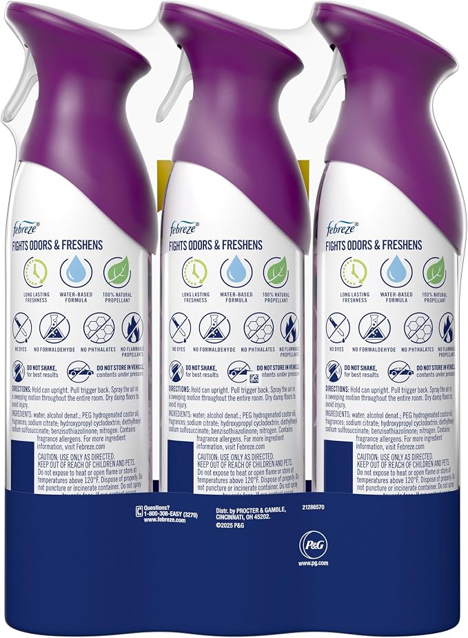 Febreze Air Mist, Air Freshener Spray, Odor Fighting Room Spray, Deodorizer - Image 13