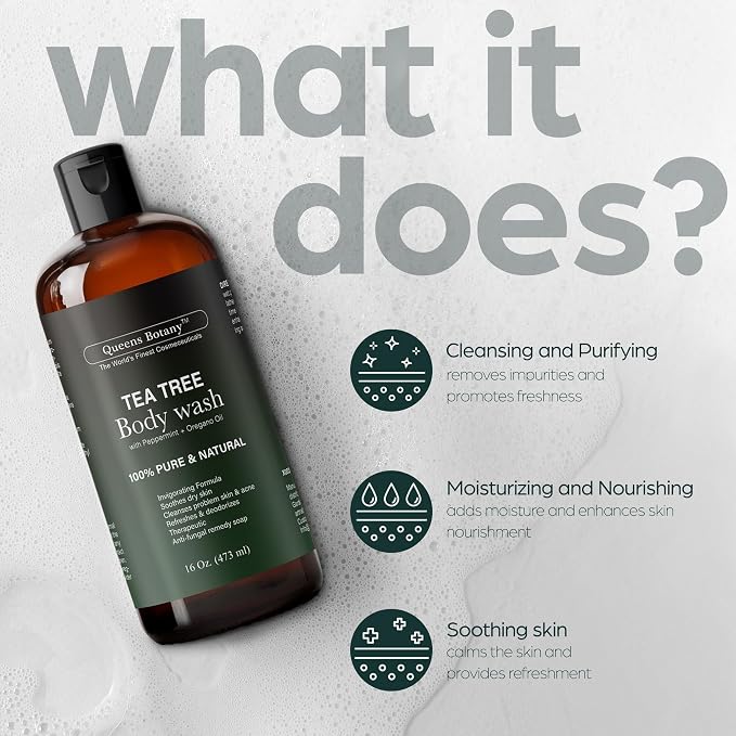 Artnaturals Antibacterial Tea Tree Oil Body Wash - Image 3