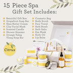 Lizush Luxury Citrus Spa Gift Basket - Image 2