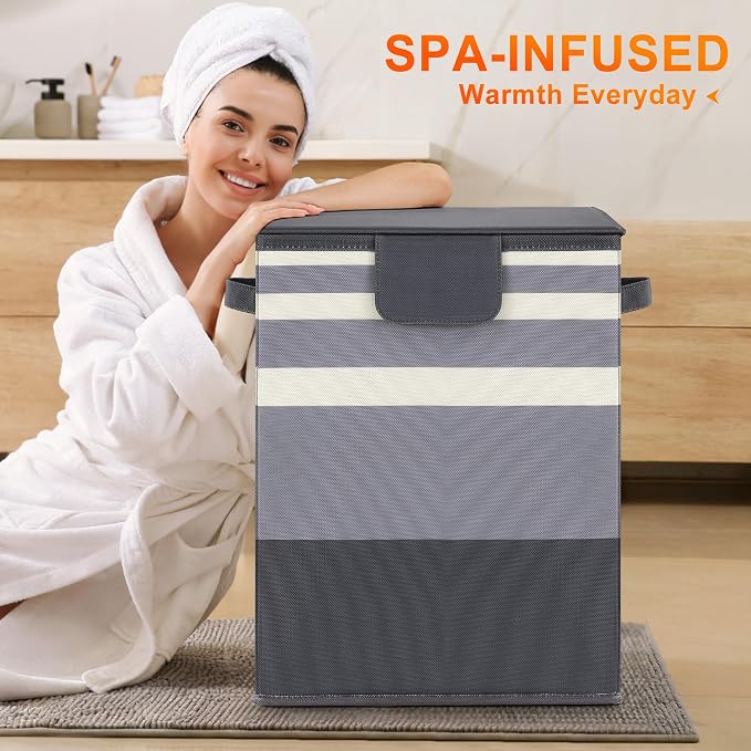 Foldable 40L Large Towel Warmer Bucket，360° Even Heating SPA Towel Warmers - Image 5