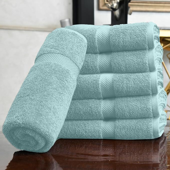 HERCULEAN Premium Bath Towels 24 x 48 Pack of 6 | Quick Dry and Highly - Image 3