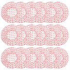 18Pcs Plastic Shower Caps for Women Waterproof Bath Caps Bathing Hair Cap by ZGQHZR