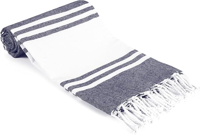 Goroly Home Cotton Turkish Peshtemal Beach Towel, Extra Large, Thin Quick Dry - Image 5