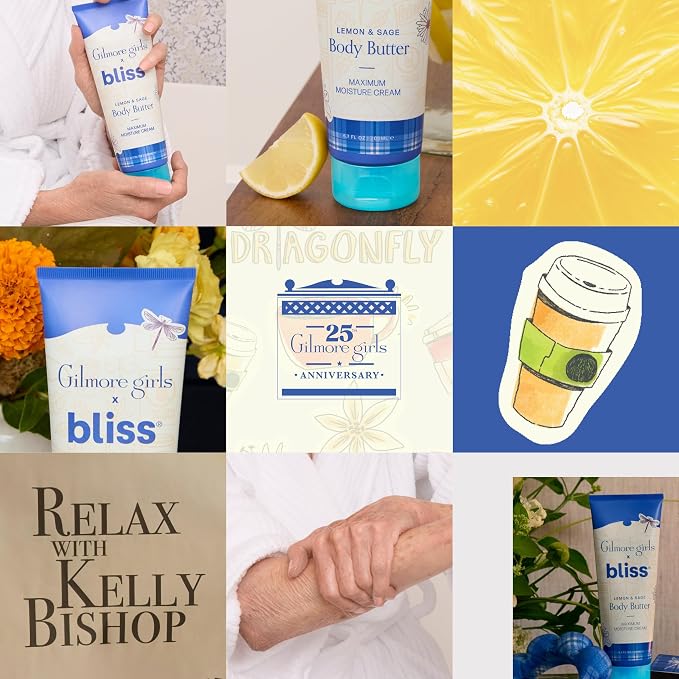Bliss Gilmore Girls x Lemon & Sage Body Butter | Nourishing All-Over Body Cream - Image 7