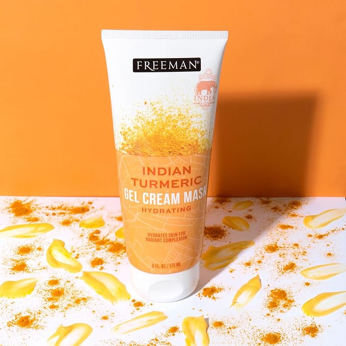 Freeman Exotic Blends Hydrating Indian Turmeric Gel Cream Facial Mask, 6 - Image 6