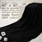 Cotton Paradise 100% Cotton 40x80 Oversized Bath Sheet, Extra Large Turkish - Image 2