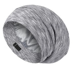 LULUSILK 100% Mulberry Silk Lined Sleep Cap, Adjustable Silk Hair Wrap by LULUSILK