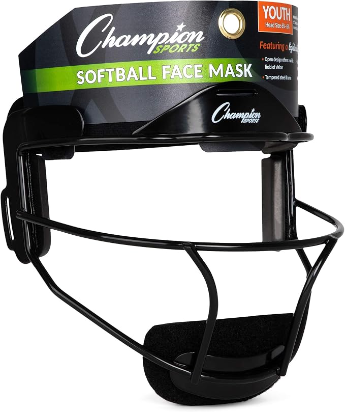 Champion Sports Steel Softball Face Mask – Durable Fielder’s Mask - Image 9