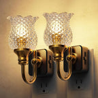 L LOHAS LED Night Lights Plug into Wall, 2 Pack 3000K Soft White LED Floral by LLOHASLED