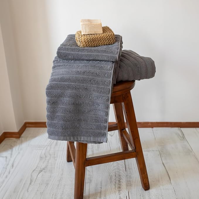 Classic Turkish Towels CTT Premium 2 Pack Bath Towels Set, Made - Image 4