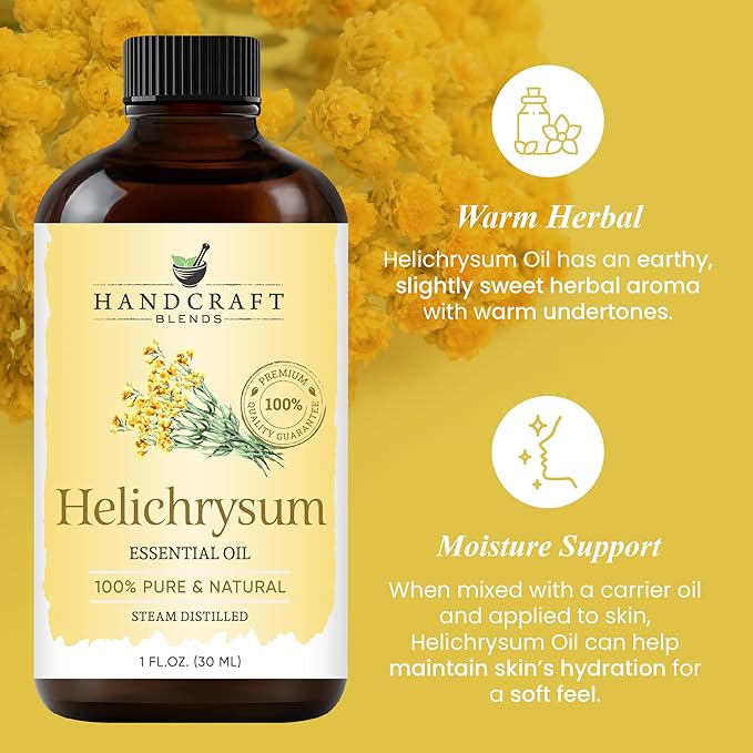 Handcraft Blends Helichrysum Essential Oil – 1 Fl Oz – 100% Pure and Natural – - Image 4