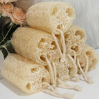Natural Loofah Sponge, Organic Bath Loofah Pack, Lufas Exfoliating Body Scrubber - Image 9