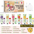 AZEN 8 Sets Bulk Gifts, Hand Cream and Lip Balm Bulk Set - Image 6