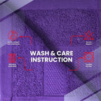 Infinitee Xclusives Purple Hand Towels - Image 7