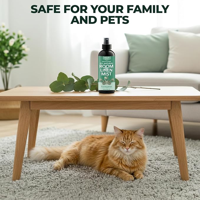 Aromasong Eucalyptus Mint Room Spray – Natural Room Deodorizer Non-Toxic - Image 4