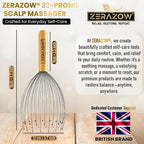 ZERAZOW® Scalp Massager with 32-Prong, Head Massager Scalp Massage Tool - Image 3