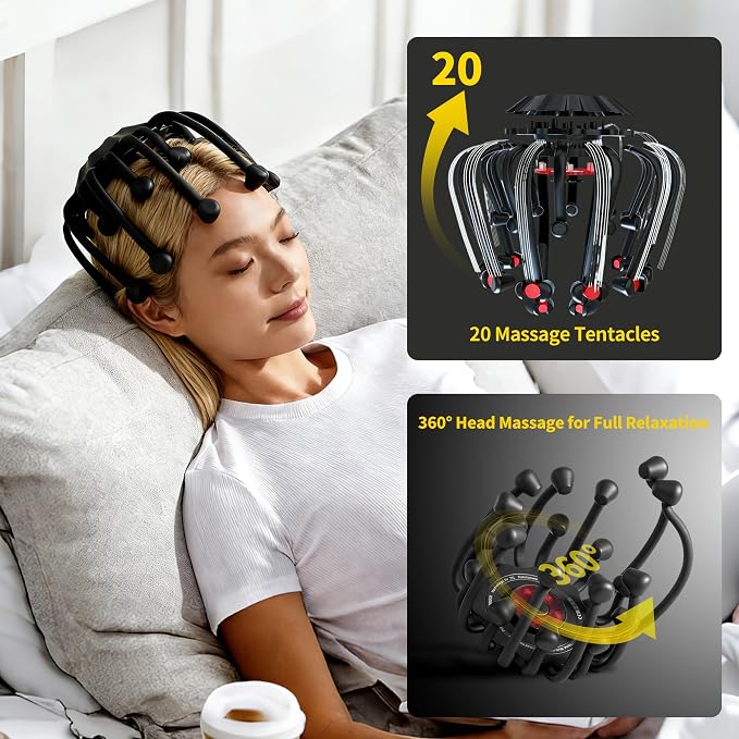 THOUSAND SUNNY Electric Octopus Head Massager - Image 5