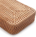 Rattan Bathroom Vanity Trays Toilet Tank Baskets Long Narrow Hand Towel Storage - Image 6