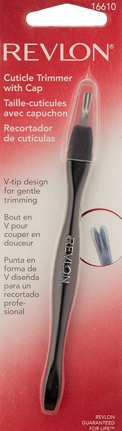 Revlon Cuticle Trimmer With Cap, High Precision V-Tip and Comfortable Grip - Image 2