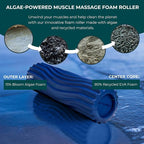Oceanfoam Ripple Travel Foam Roller Firm Mini Foam Roller - Image 7