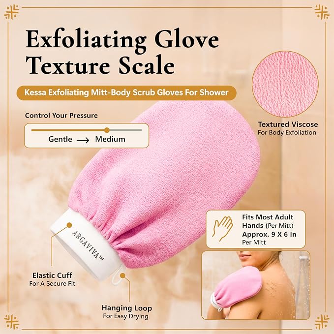 Moroccan Exfoliating Glove for Shower - Image 5