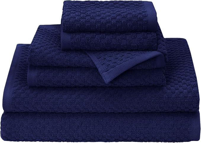 COTTON CRAFT Waffle 6 Piece Towel Set by COTTONCRAFT